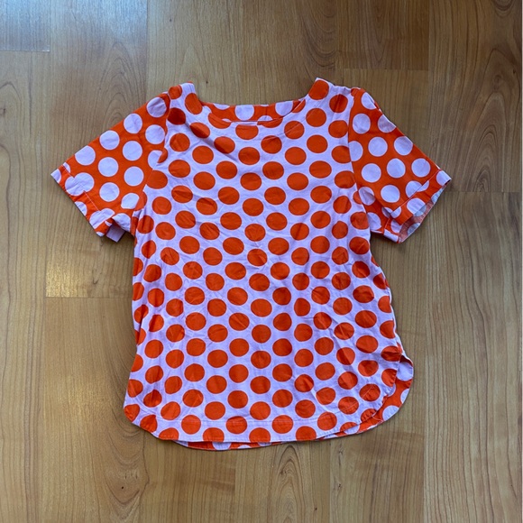 Anthropologie Maeve Women Big Polka Dot Top Size S Short Sleeve T-Shirt - Picture 3 of 4